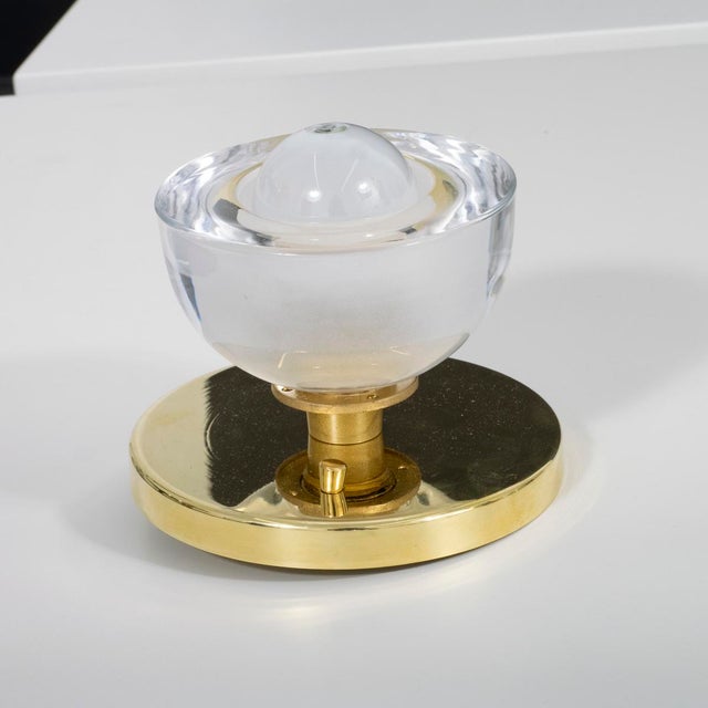 Metal Pair of Modernist Murano glass sconces For Sale - Image 7 of 17