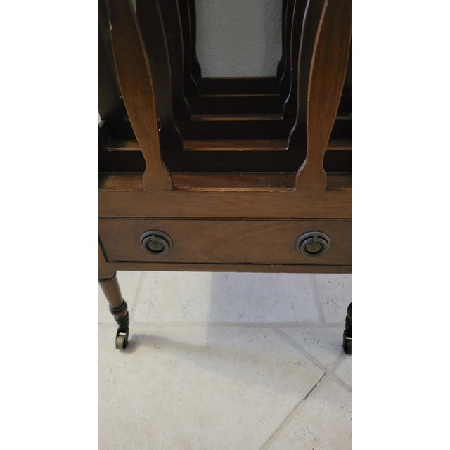 English Early 20th Century Antique English Magazine Rack For Sale - Image 3 of 8