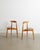 Danish Mid-Century Wooden FH 4103 / Heart Dining Chairs by Hans J Wegner for Fritz Hansen, 1950s, Set of 8 For Sale - Image 3 of 11