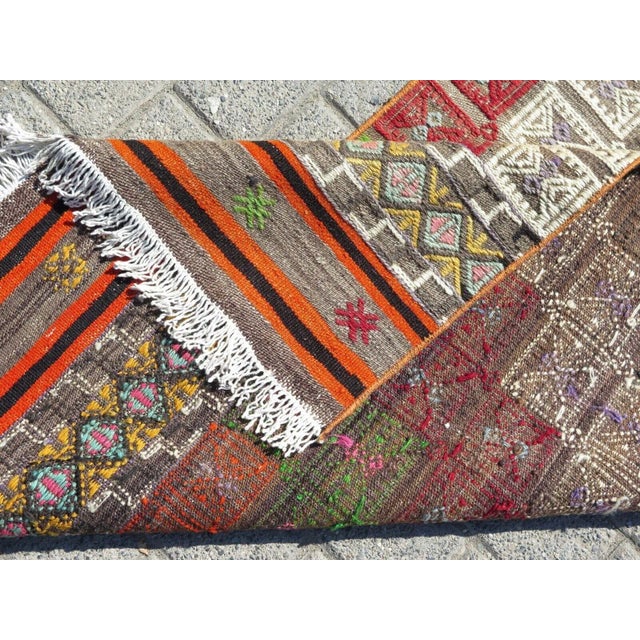 1960s Tribal Runner Rug - 29"x122" For Sale - Image 10 of 11