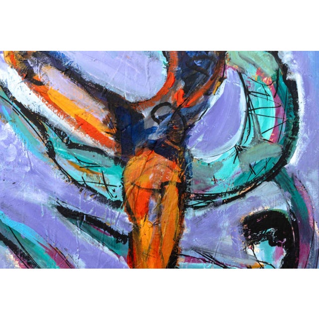 Late 20th Century Graciela Cassel Dancers Oil on Canvas For Sale - Image 5 of 6