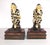 Vintage French Art Deco Harlequin Clown Bookends Statues For Sale - Image 4 of 4