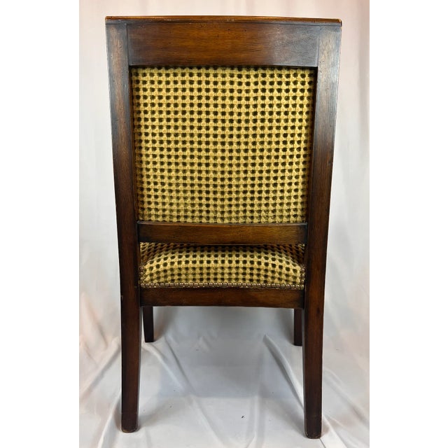 Mid 19th Century Antique Hand Carved Wooden Frame Armchairs - a Pair For Sale - Image 4 of 8