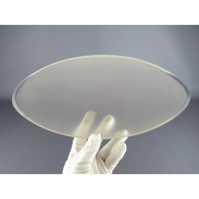 Oval Murano Glass Centerpiece Vase by De Majo, 1992 For Sale - Image 4 of 11