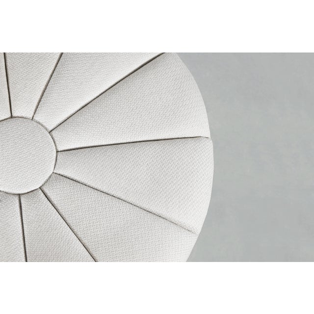 Mid-Century Modern Round Sunburst Ottoman, 1960s For Sale - Image 13 of 13