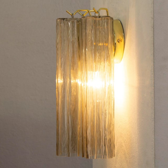 Vintage Italian Wall Light with Murano Glass, 1990s For Sale - Image 4 of 11