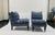Kathy Hilton's Personal Collection- Blue and White Armless Indoor/Outdoor Chair For Sale - Image 4 of 7