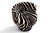 Not Yet Made - Made To Order Caos Accent Chair in Zebra Furry Velvet from Moanne For Sale - Image 5 of 6