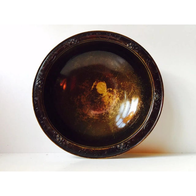 Metal Danish Bronze B8 Bowl by Just Andersen, 1930s For Sale - Image 7 of 7