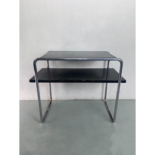 Bauhaus Bauhaus Side Table B12 attributed to Marcel Breuer for Thonet, 1930s For Sale - Image 3 of 18