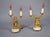 More information coming soon… This pair of gilt bronze and marble candelabra lamps is after models made by the French...