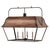 Copper and steel in warm amber and bronze tones, built up into a 32-inch lantern that reads as much like a sculpture as a...