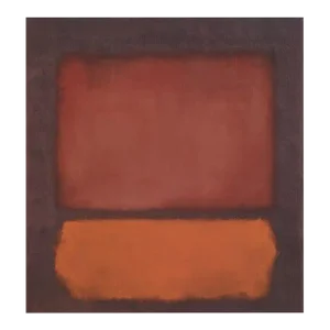 Mark Rothko 'Dusk' Abstract Red,Orange,Brown Germany Offset Lithograph