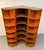 Vintage Danish Modular Curved Teak Shelving Unit For Sale - Image 4 of 18