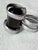 Mid-Century Modern Vintage 1970s Brutalist Modernist Smoky Quartz Statement Ring, Silver-Tone For Sale - Image 3 of 10