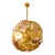 1960s Golden Leaf Pendant Lamp, 1950s For Sale - Image 5 of 5