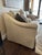 2010s Sherrill Furniture Custom Upholstered Sofa in Cream Linen For Sale - Image 5 of 10