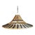 Rattan Tuxedo Hat Pendant Light For Sale