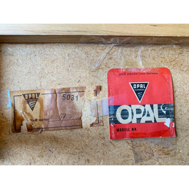 Mid 20th Century Vintage Swatch-Like Design Side Table 'Planter/Flower' by OPAL For Sale - Image 5 of 5