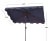 Contemporary Zimmerman 6.5x10 Rectangle Umbrella - Navy/White For Sale - Image 3 of 3