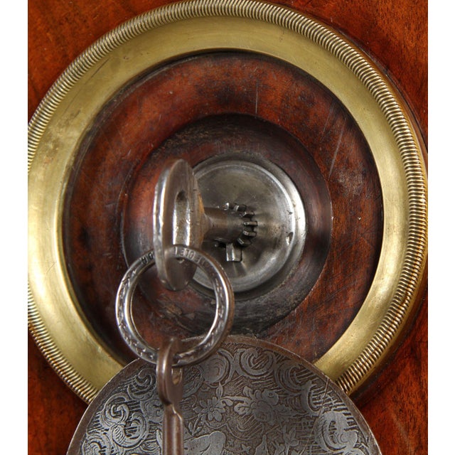 Brown Safe Cabinet in Walnut, Iron and Steel, Milano, 1876 For Sale - Image 8 of 18
