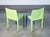 Blue Laleggera Painted Chairs by Michelangelo Pistoletto for Alias, 2009, Set of 4 For Sale - Image 8 of 14