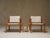 Ivory Farmer Chairs and Magazine Rack by Gerd Lange for Bofinger, 1960s, Set of 2 For Sale - Image 8 of 12