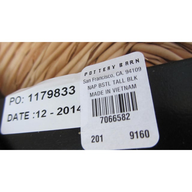 Pottery Barn Black Bar Stools A Pair Chairish