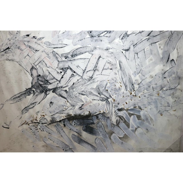 Vintage Original Stanley Boxer Mixed Media Abstract Horse Painting Drawing Art For Sale In New York - Image 6 of 12