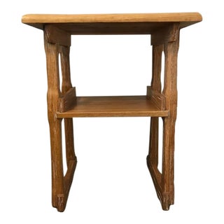 Mid 20th Century Brandt Ranch Oak Side Table For Sale