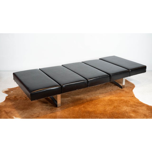 Black Danish Modern Bodil Kjær 'Model 82' Daybed, C. 1960 For Sale - Image 8 of 18
