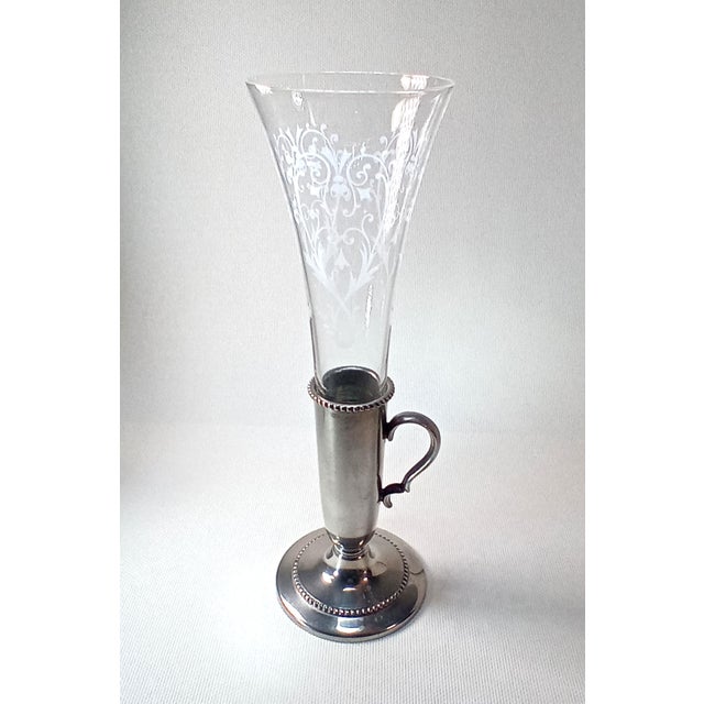 French Early 20th-Century Art Nouveau "Violetero" (Bud Vase) For Sale - Image 4 of 6