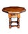 Brown Pair Rustic Continental Baroque Style Octagonal Single-Drawer Side Tables For Sale - Image 8 of 13