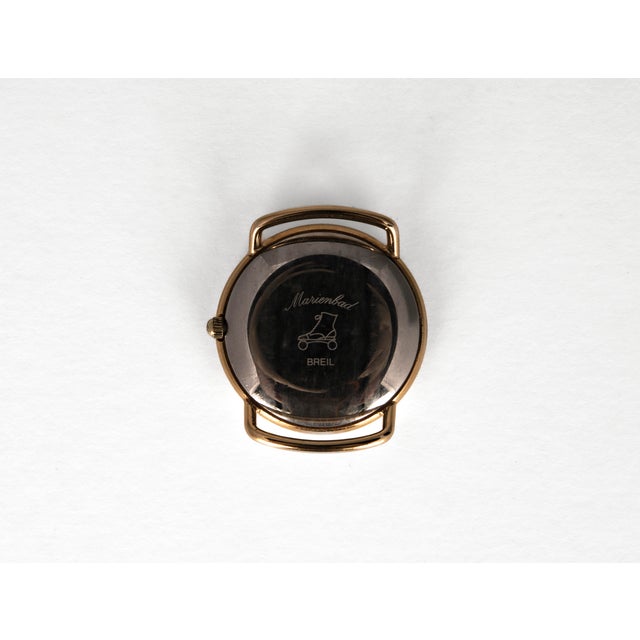 Vintage Swiss Watch with Marienbad Roller Skating Motif from Breil, 1950s For Sale - Image 18 of 18