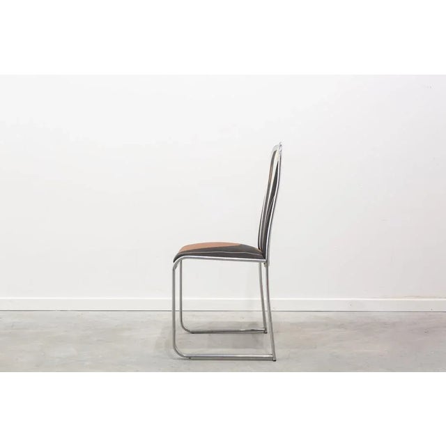 1970s Stainless Steel Side Chair, 1970s For Sale - Image 5 of 9