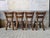 This very sturdy dining room set of four solid oak chairs is in a good condition. The chairs are beautifully designed with...