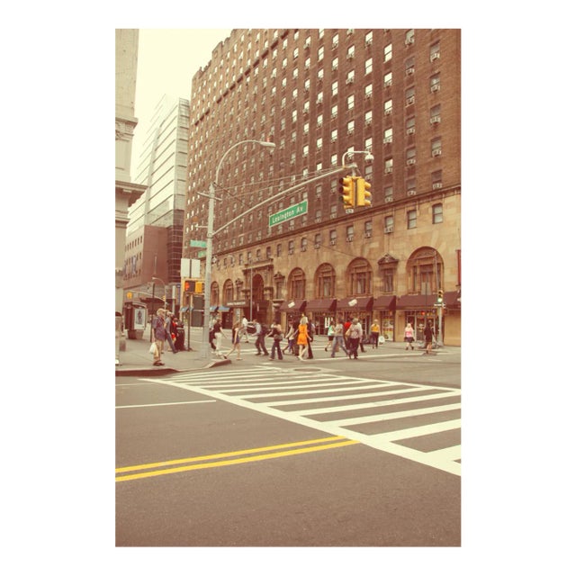 Orange Woman on Lexington, Signed Archival Pigment Print, 2013 For Sale