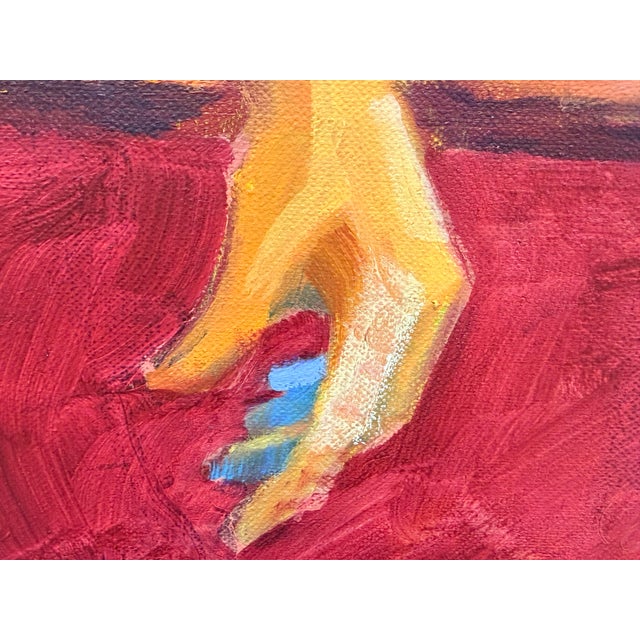 "Bathing Beauty" Oil Painting, Framed For Sale In San Francisco - Image 6 of 12