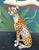 Italian Hand-Painted Ceramic Cheetah For Sale - Image 4 of 11