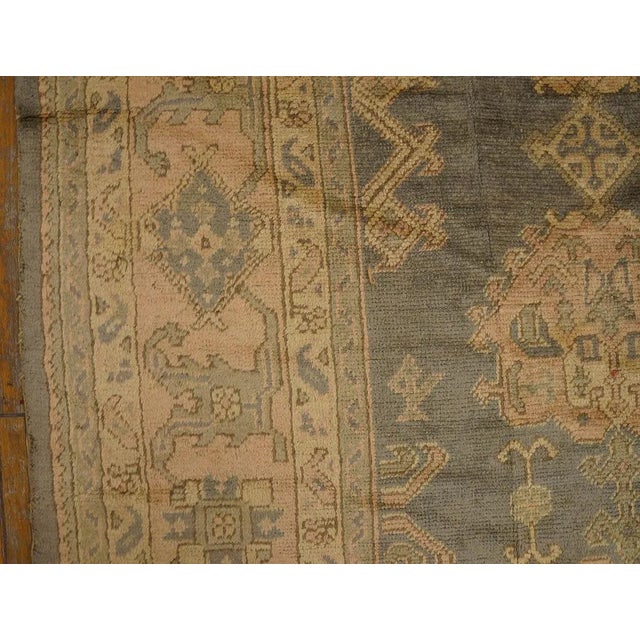 Early 20th Century Turkish Oushak Carpet ( 10' x 12'1'' - 305 x 368 )