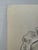 1940s Original Signed Graphite Illustration of Smiling Young Girl in Bonnet, 11 × 9 In. For Sale - Image 4 of 6