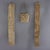 Three Antique Nigerian Yoruba Figural Beaded Items With Shells: 2 Sashes & Bag For Sale - Image 9 of 9