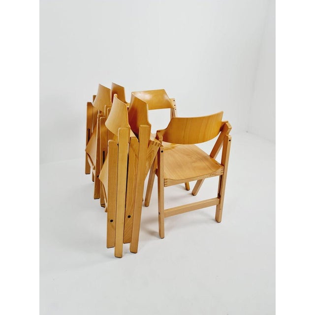Wood German Folding Chair by Schlapp Möbel, 1970s For Sale - Image 7 of 12