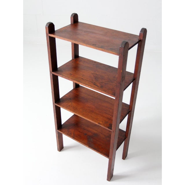 Antique Wood Etagere Shelf For Sale - Image 9 of 9