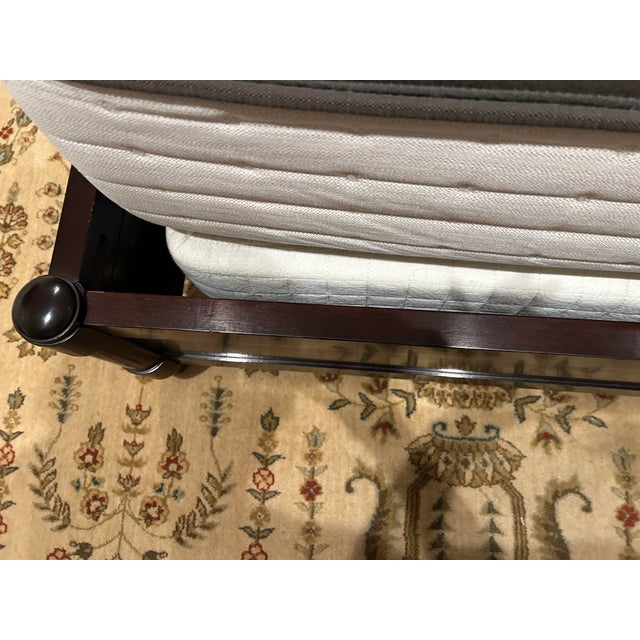 Burnt Umber Two Poster Bed Attributed to Thomas Pheasant for Baker Furniture For Sale - Image 8 of 12
