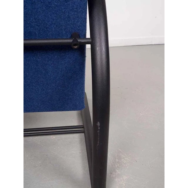 Metal Circle Lounge Chair by Hennie de Jong for Mazairac & Boonzaaijer, 1980s For Sale - Image 7 of 8