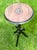 Antique, Walnut, Tripod, Occasional Table, Carved Tulip Motif, Geometric-Incised Details, Victorian/Eastlake Attributes, C 1900-1930’s For Sale In South Bend - Image 6 of 12