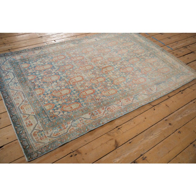 Vintage Distressed Serbend Rug - 4'2" x 6'6" For Sale - Image 10 of 12