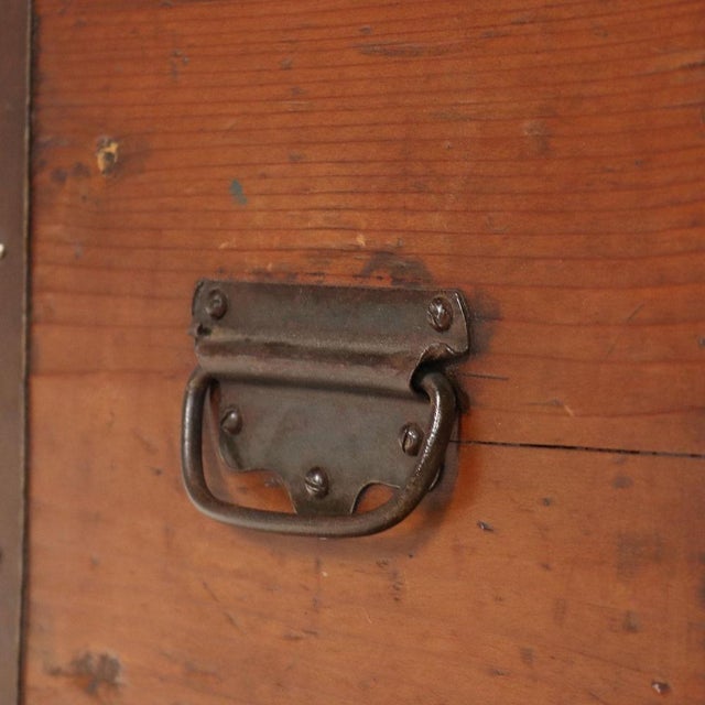 Wood Italian Trunk in Fir For Sale - Image 7 of 12