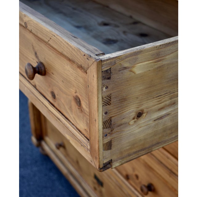 Pine Four Drawer Chest, Circa 1890 For Sale - Image 10 of 12